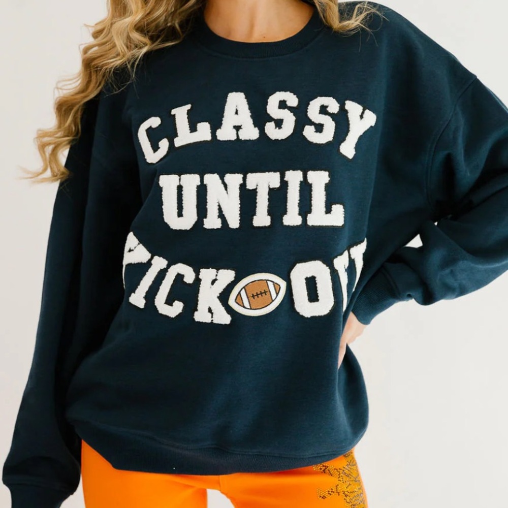 Judith March CLASSY UNTIL KICKOFF HELMET PULLOVER black large - Picture 7 of 16